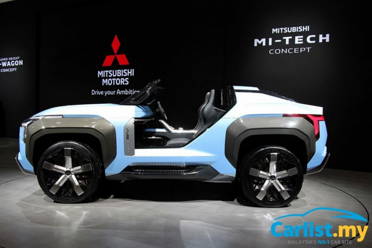 autos, cars, mitsubishi, auto news, tokyo 2019, tokyo 2019: mitsubishi unveils mi-tech concept phev buggy with no doors