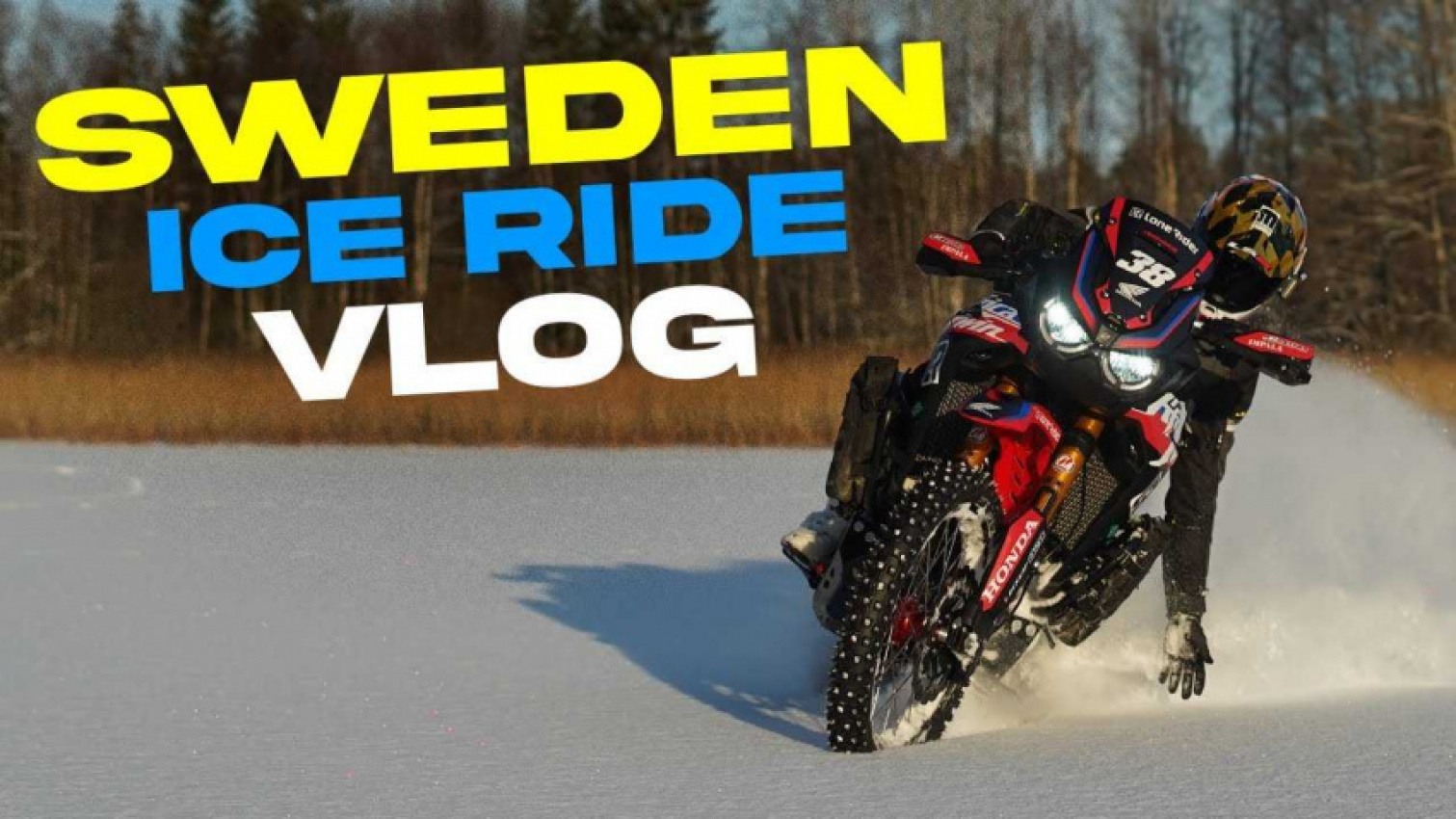 autos, cars, honda, watch this enduro champion tear up the ice on a honda africa twin
