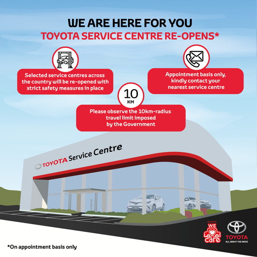 autos, cars, toyota, auto news, selected toyota service centres re-open for emergency and urgent cases