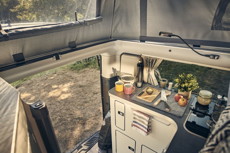 autos, cars, ford, car news, ford introducing long-wheelbase transit custom nugget camper