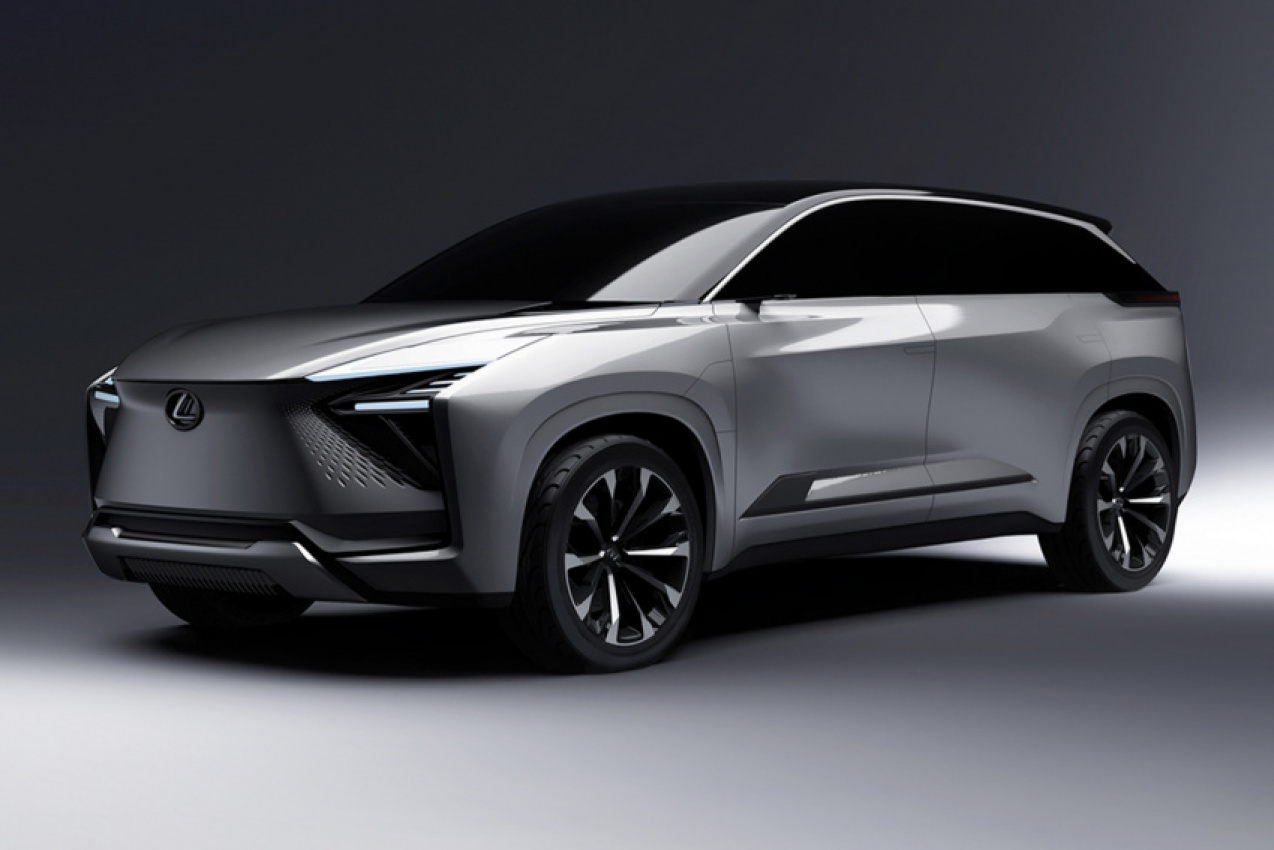 auto news, autos, cars, lexus, electric, lexus electrified suv, here's a better look at the lexus electrified suv