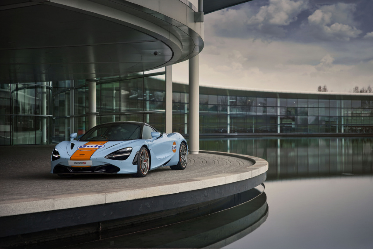 autos, cars, mclaren, car news, mclaren creates one-off 720s with iconic gulf livery
