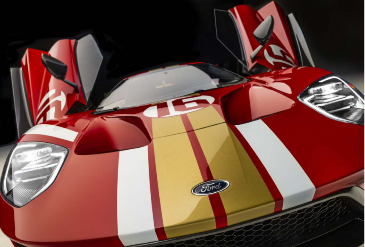 autos, cars, ford, auto shows, chicago auto show, ford gt news, ford gt40, ford news, supercars, 2022 ford gt heritage edition honors alan mann racing and its lightweight gt40s