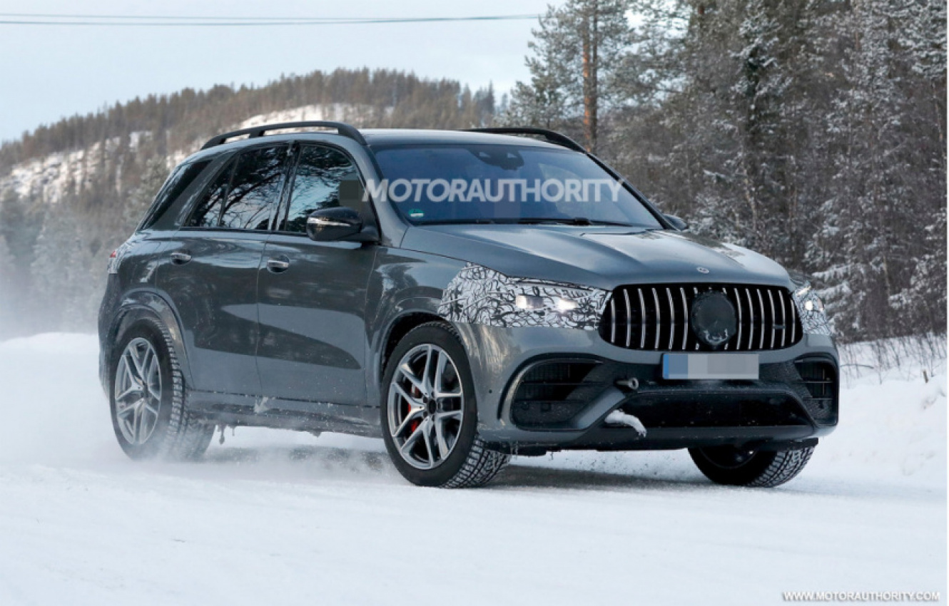 autos, cars, mercedes-benz, mg, luxury cars, mercedes, mercedes-benz gle class news, mercedes-benz news, performance, spy shots, suvs, 2024 mercedes-benz amg gle 63 spy shots: mid-cycle update in the works