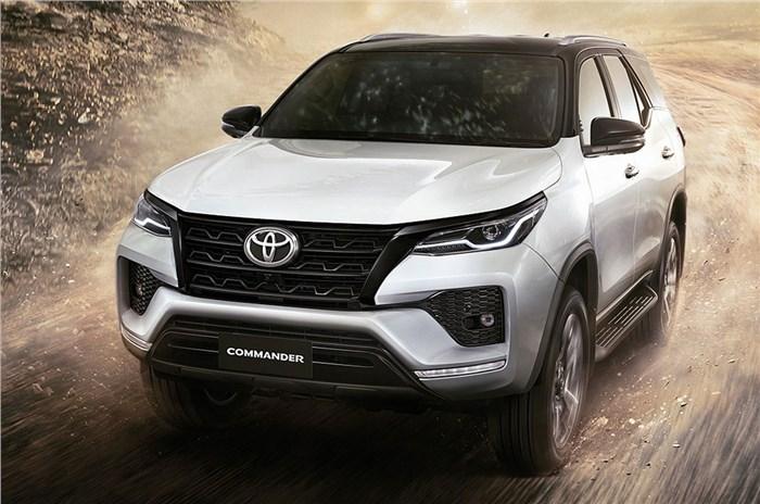 autos, cars, toyota, fortuner, indian, international, launches & updates, limited edition, toyota fortuner, thailand: limited-edition toyota fortuner commander unveiled
