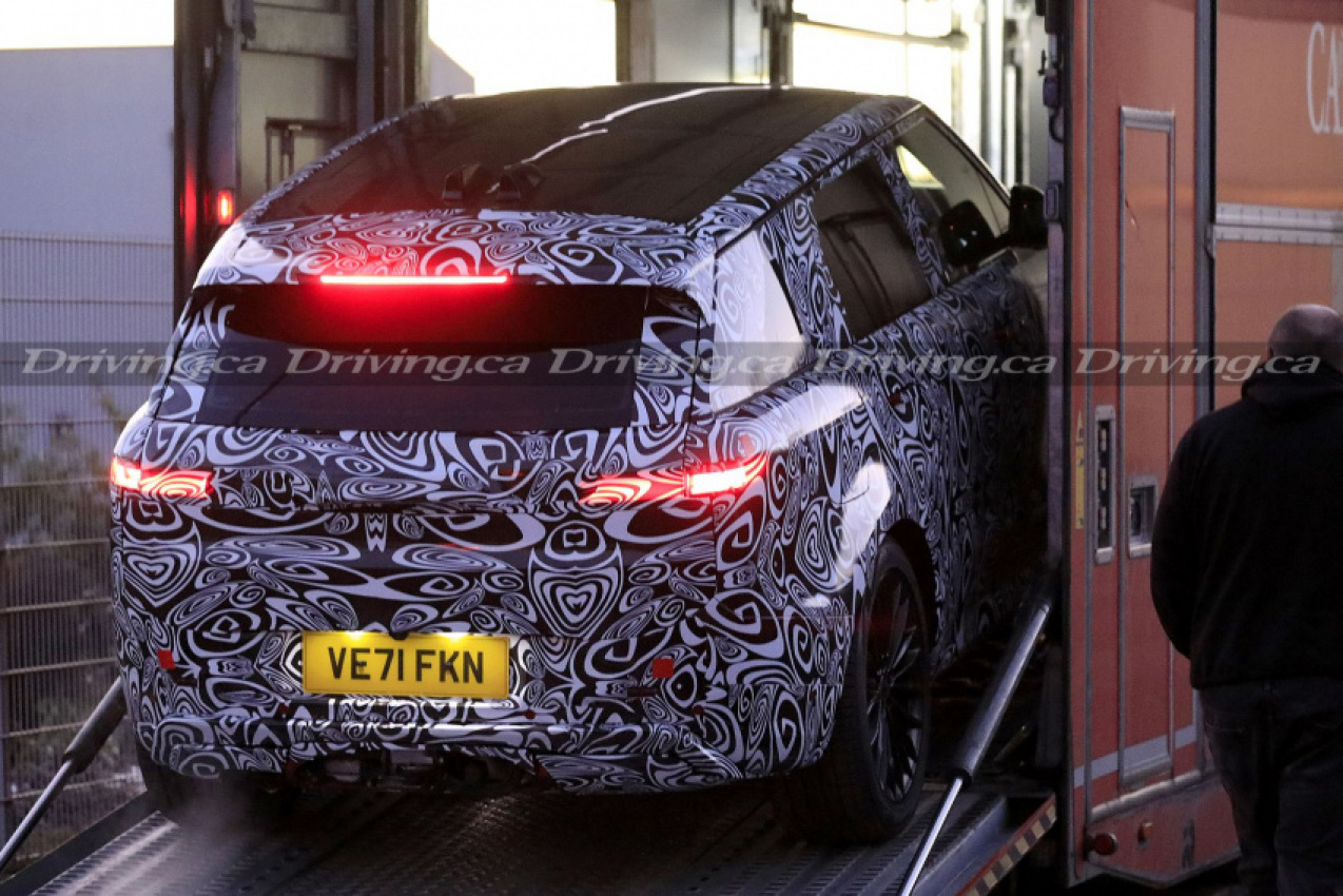 autos, cars, land rover, luxury, range rover, spied! the 2023 range rover sport is a bit smaller than the range rover