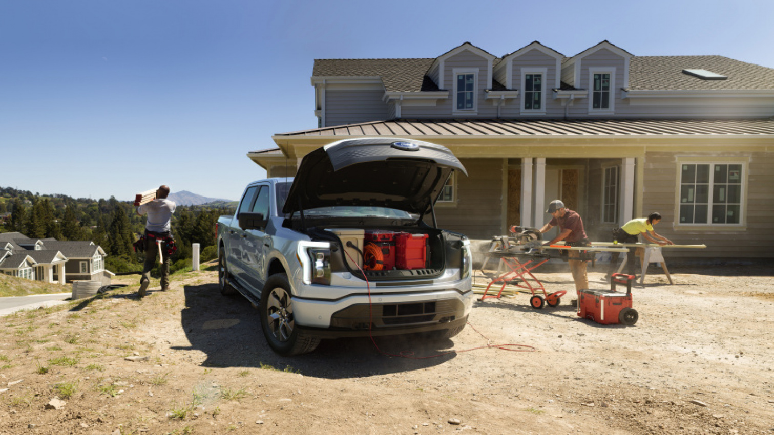 autos, cars, ford, car news, car price, ford f-150, the ford f-150 lightning is an electric pick-up that can power your home