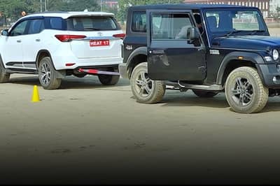 article, autos, cars, mahindra, toyota, fortuner, toyota fortuner, tug of war: mahindra thar vs toyota fortuner