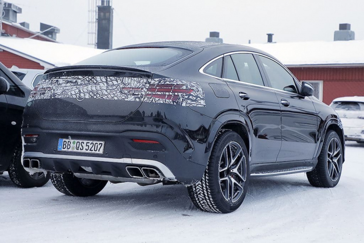 autos, cars, mercedes-benz, mg, reviews, car news, coupe, gl-class, mercedes, performance cars, prestige cars, spy pics, upgraded mercedes-amg gle 63 spied winter testing