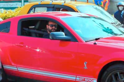 article, autos, cars, shelby, saif takes kareena and taimur for a spin in his shelby mustang gt500