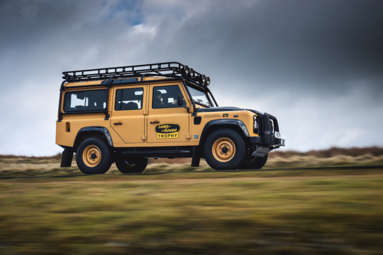 autos, cars, land rover, car news, car price, motorsport, review, test drive, land rover classic celebrates spirit of adventure with defender works v8 trophy