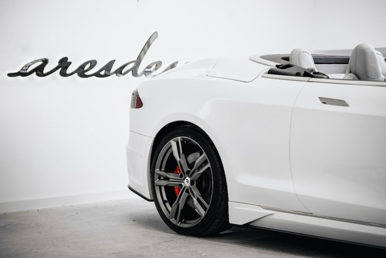 autos, cars, car news, electric vehicle, modification, ares design reveals one-off model s convertible