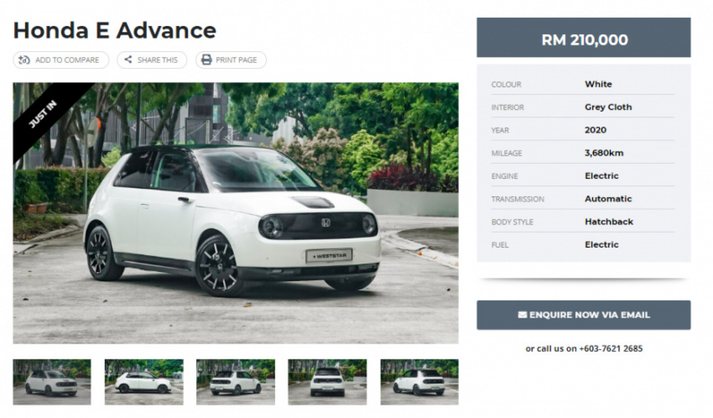 autos, cars, honda, android, auto news, ev, honda e, kereta elektrik, malaysia, recond, android, honda e kini di malaysia – bayar rm210,000 dan ia milik anda