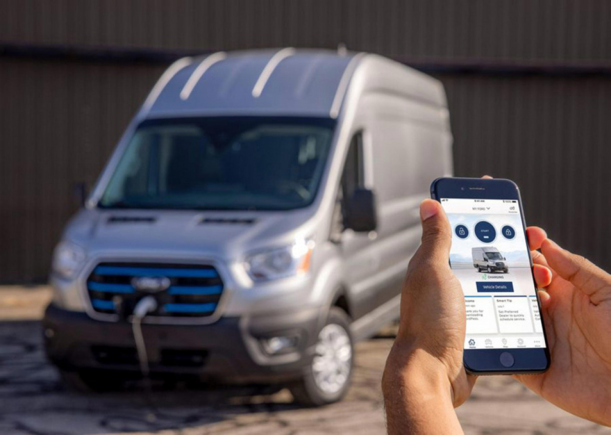 autos, cars, ford, ford delivers its first e-transit electric cargo vans to customers