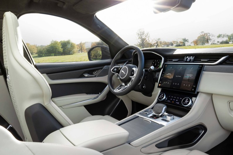 autos, cars, jaguar, android, car news, car specification, review, android, jaguar revises high-performance f-pace svr