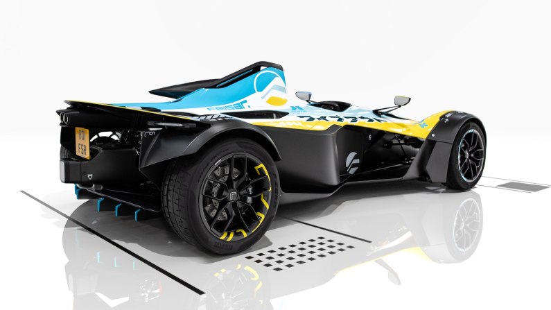 autos, cars, car news, formula, motorsport, rally, first bac mono r delivered in classic wipeout gaming livery
