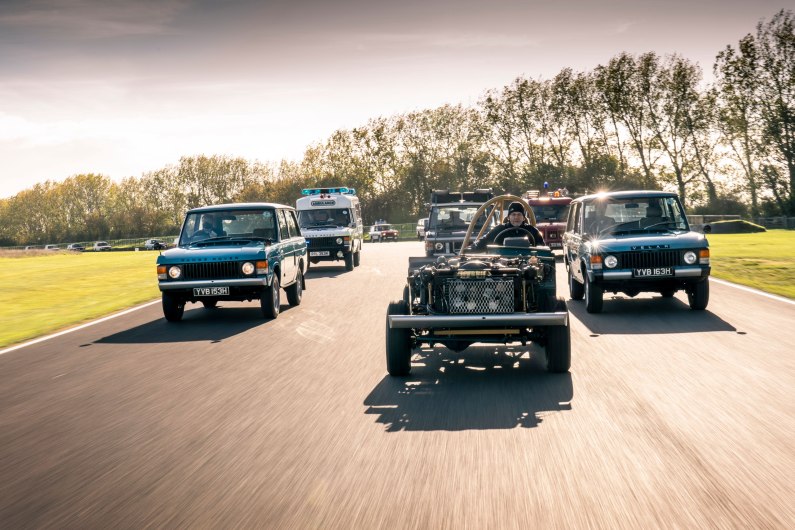 autos, cars, land rover, car news, manufacturer news, range rover, fifty years of range rover celebrated with goodwood display
