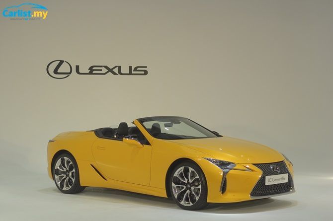 autos, cars, lexus, android, auto news, lc 500, lc 500 convertible, lexus lc 500 convertible, android, lexus lc 500 convertible launched - rm 1,350,500