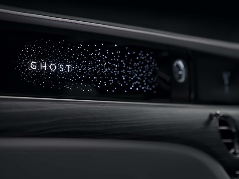 autos, cars, car news, premium-brand, review, roll-royce unveils illuminating first feature of new ghost