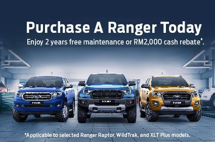 autos, cars, ford, auto news, ford ranger, ford ranger xlt plus, ranger, ranger xlt plus, raptor, updated 2020 ford ranger xlt plus launched – rm129,888, four times free service