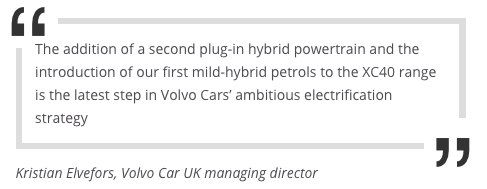 autos, cars, volvo, car news, volvo introduces new plug-in hybrid variant for xc40