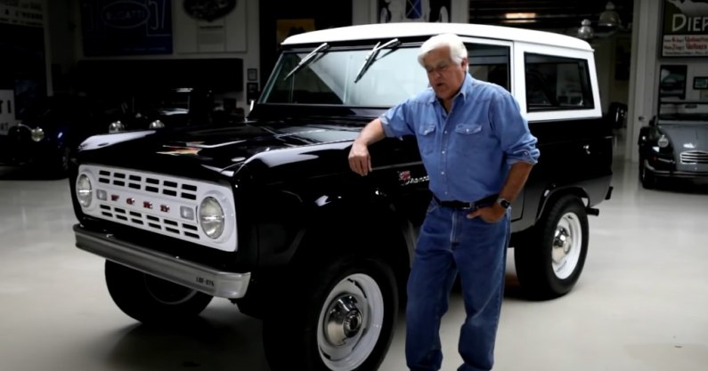 autos, cars, ford, hp, shelby, car news, ford bronco, jay leno drives a 760bhp ford bronco powered by a shelby gt500