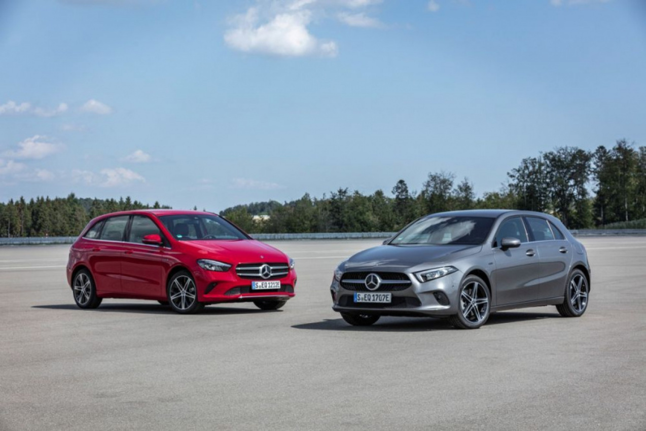 autos, cars, mercedes-benz, a-class, a250e, auto news, b-class, b250e, mercedes, phev, mercedes-benz reveals plug-in hybrid versions of the a-class and b-class