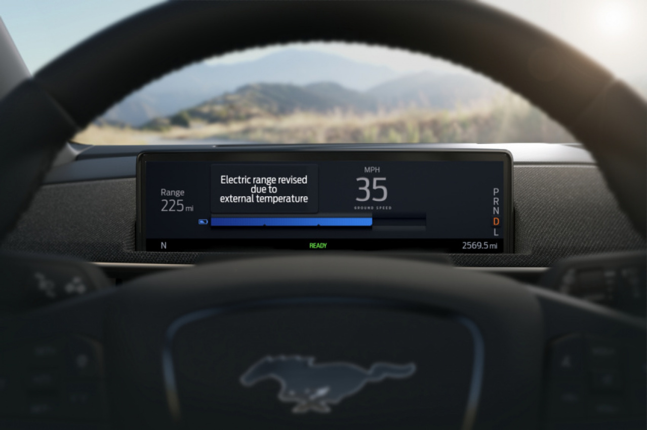 autos, cars, ford, car news, ford mustang, ford mustang mach-e uses cloud data to more accurately predict range