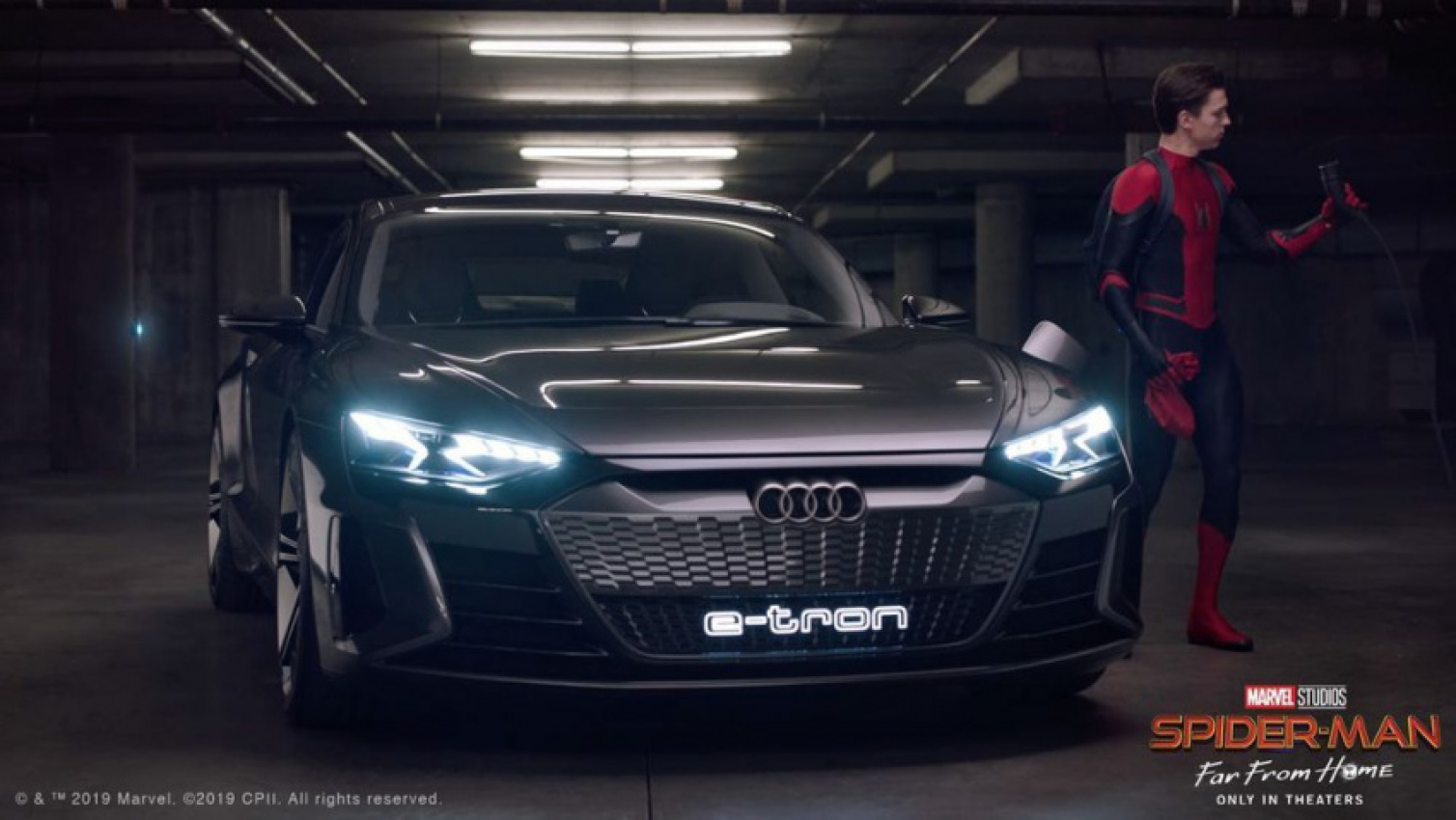 audi, autos, cars, auto news, audi and spider-man team up for school science project in latest promo video