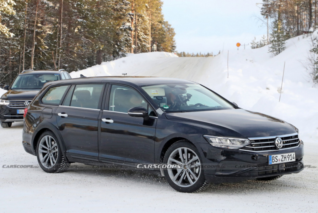 autos, cars, news, europe, scoops, vw passat, vw scoops, vw’s next passat for europe spotted trying to fit in current model’s body