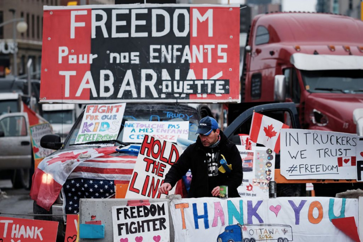 autos, cars, covid-19, super bowl braces for onslaught of canada truck protesters