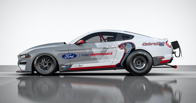 autos, cars, ford, car news, ford unveils first electric mustang dragster prototype