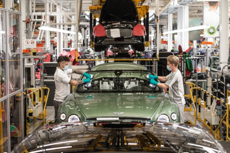 autos, bentley, cars, car news, bentley factory returning to work in may