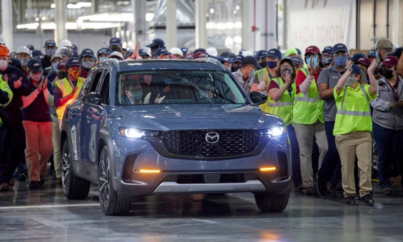 autos, cars, mazda, reviews, mazda cx-5, mazda cx-50 production now underway in the us