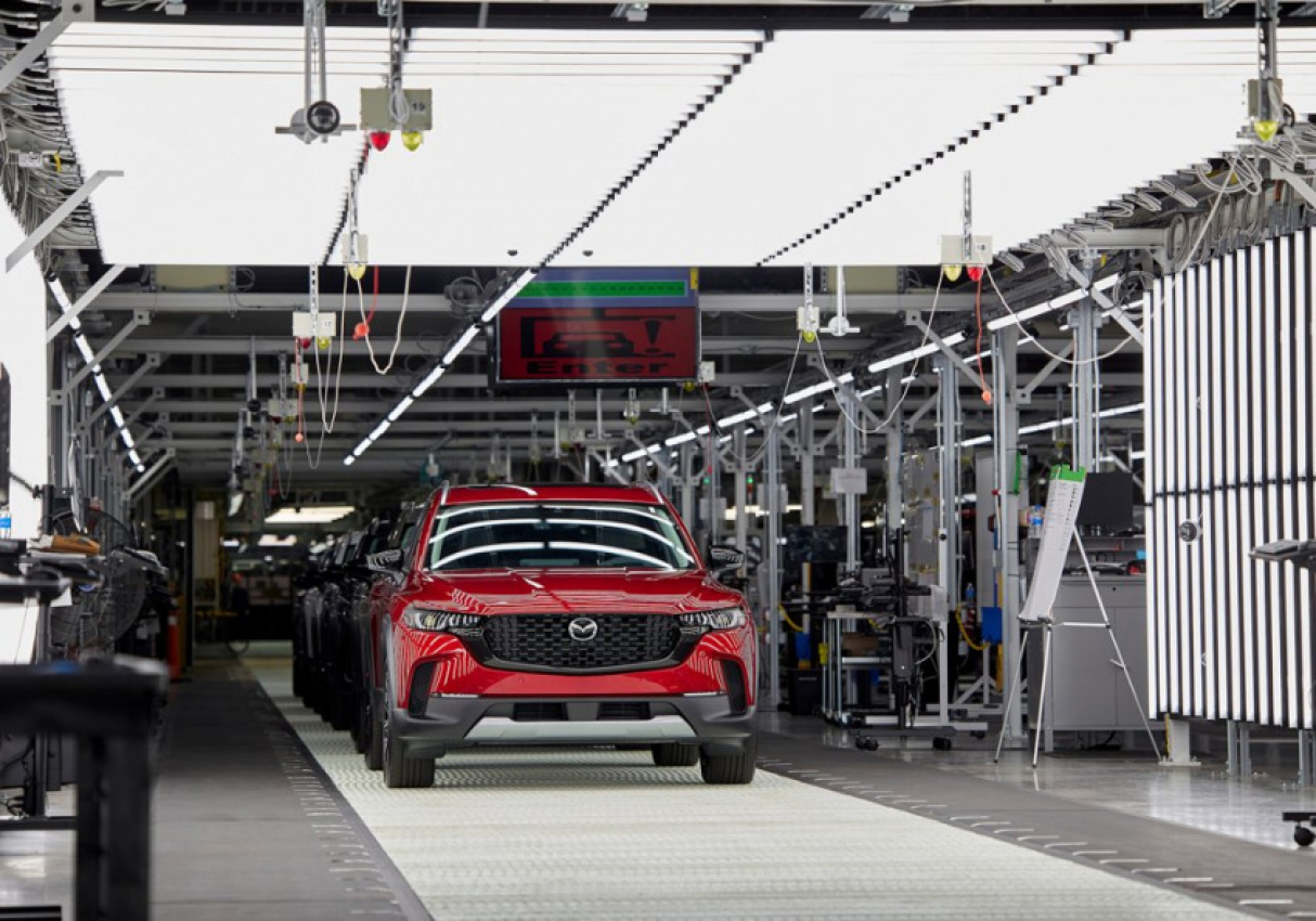 autos, cars, mazda, reviews, mazda cx-5, mazda cx-50 production now underway in the us