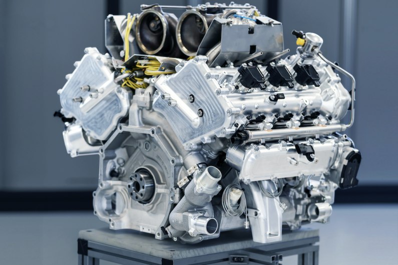 aston martin, autos, cars, car news, aston martin reveals its new powerful v6 hybrid engine
