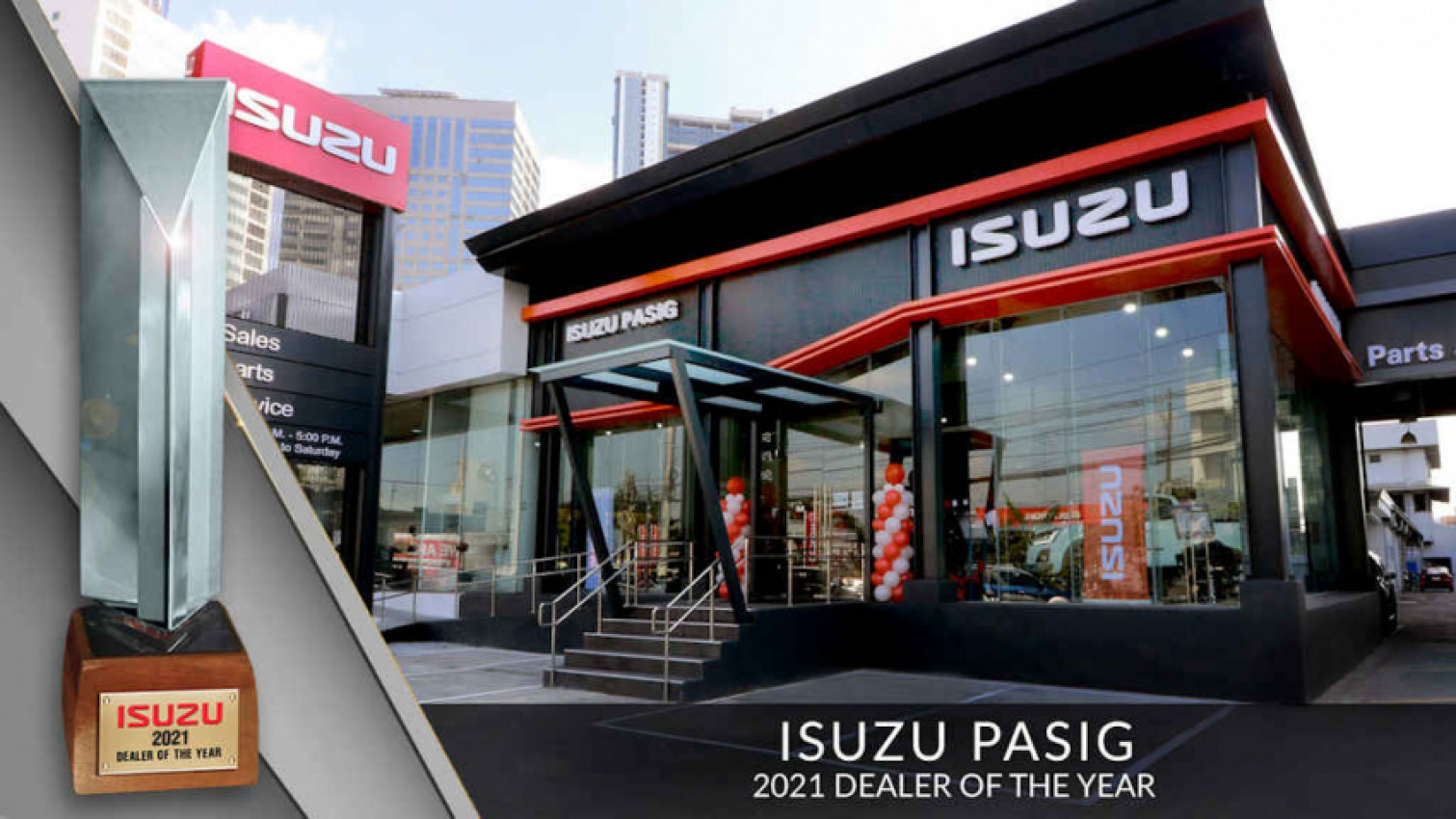 autos, cars, isuzu, isuzu corporate, news, isuzu pasig is 2021 dealer of the year