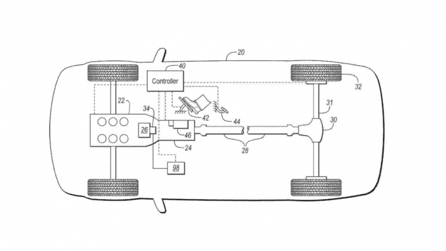 autos, cars, ford, car tech, ford news, patent, ford patents manual transmission with electric clutch