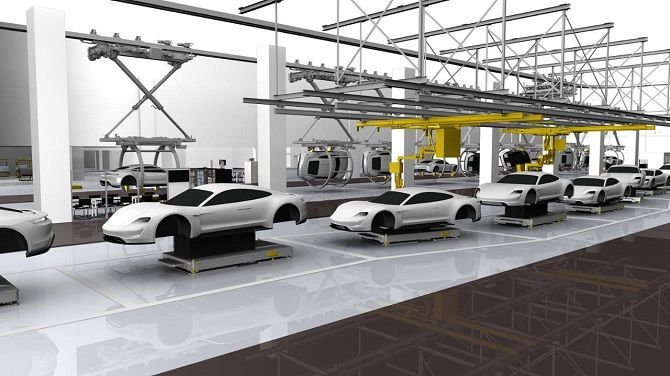 autos, cars, porsche, auto news, porsche taycan, taycan, porsche is developing its production processes for the taycan and the future