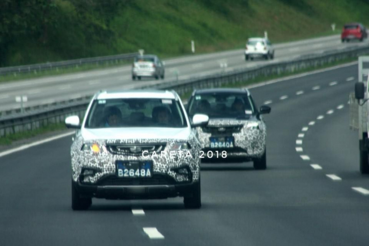 autos, cars, geely, auto news, geely boyue, proton, several geely boyue suvs seen road testing