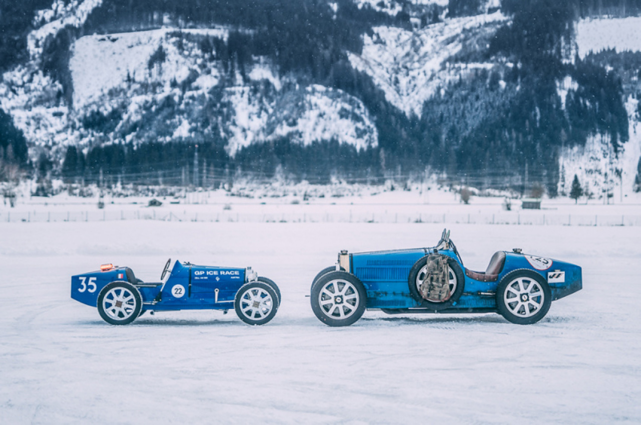 autos, bugatti, cars, news, bugatti baby ii, gp ice race, bugatti builds “ice spec” bugatti baby ii for zell am see ice race