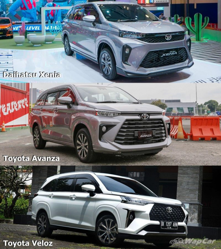 autos, cars, honda, mitsubishi, toyota, android, honda br-v, mitsubishi xpander, android, launching in malaysia: 2022 toyota veloz, honda br-v and mitsubishi xpander previewed