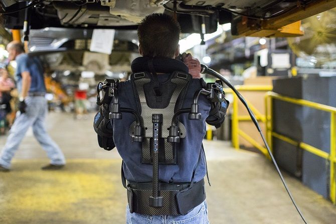 autos, cars, ford, auto news, ekso bionics, ford is testing exoskeletons on its factory workers