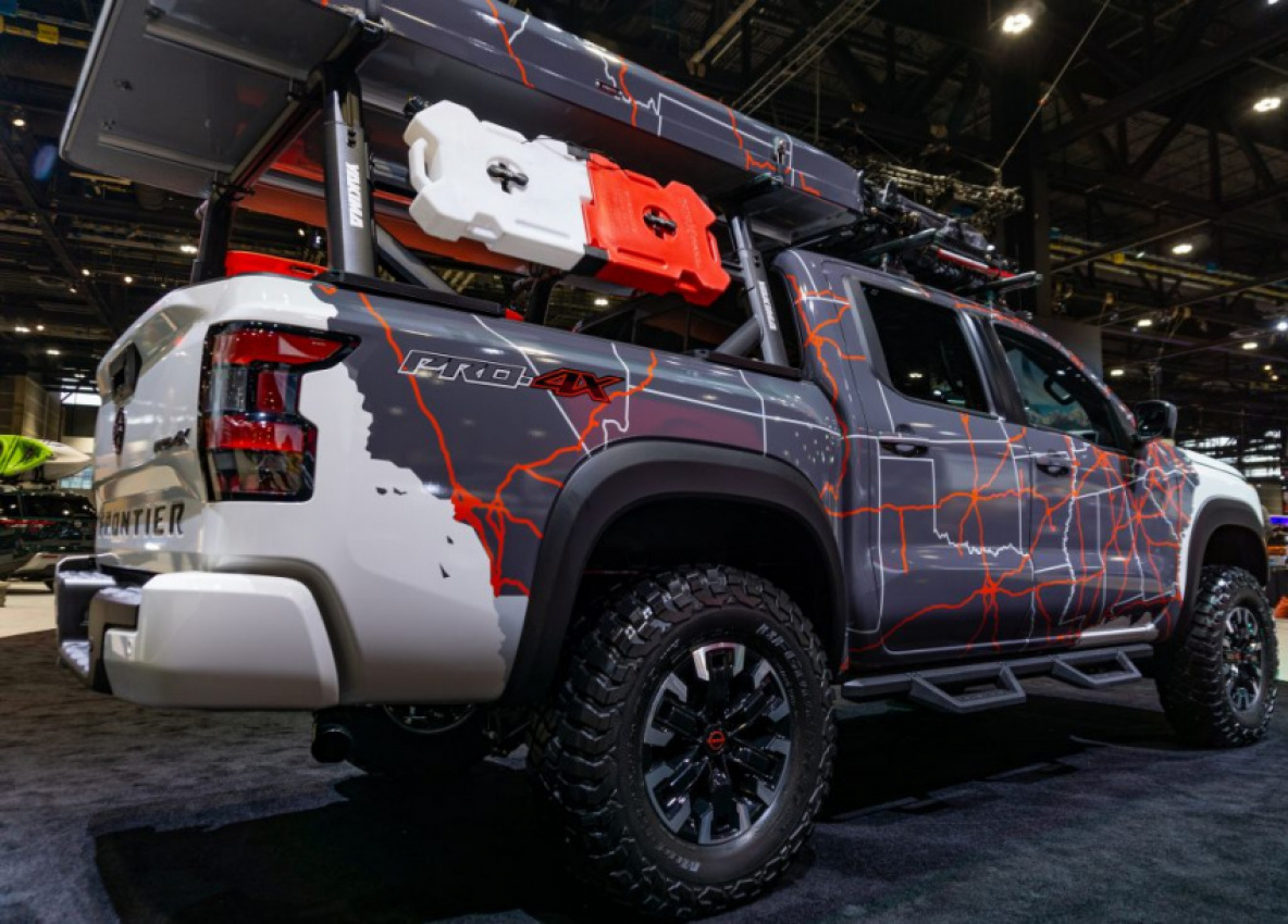 autos, cars, nissan, car show, concept cars, frontier, modifications, the 2022 chicago auto show nissan frontier concepts are rad diy fun