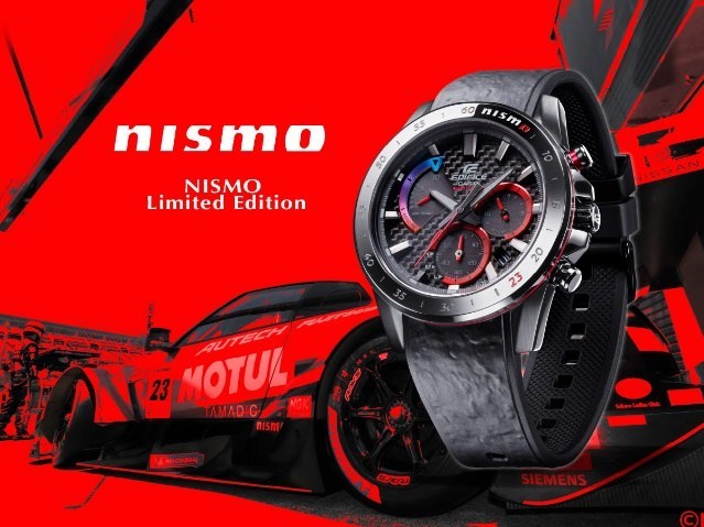 autos, cars, chronograph, limited edition, limited edition casio edifice watch features nismo’s ace number 23