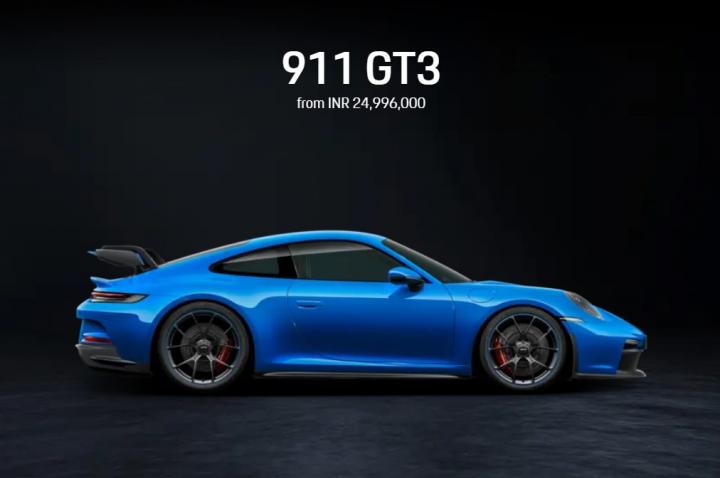 autos, cars, porsche, 911 gt3, indian, launches & updates, 2022 porsche 911 gt3 & gt3 touring priced at rs. 2.50 crore