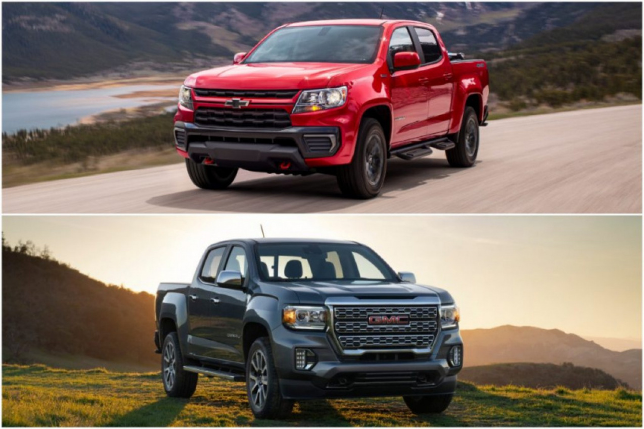 autos, cars, chevrolet, gmc, canyon, chevrolet colorado, chevy colorado, gmc canyon, the 2022 chevrolet colorado and gmc canyon are consumer reports least satisfying trucks again