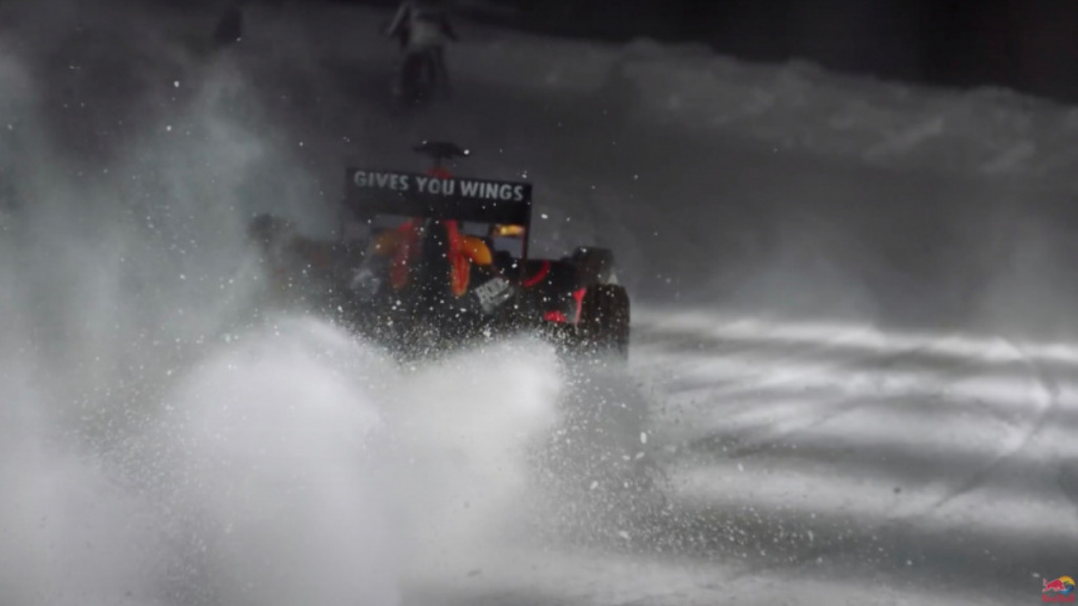 autos, cars, evergreen, formula one, racing, red bull racing, videos, watch max verstappen race around an ice track in an f1 car on studded tires
