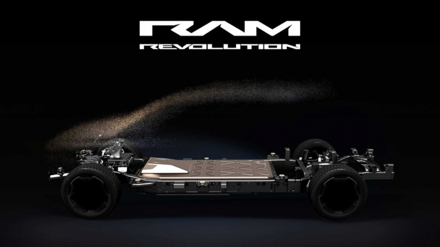 autos, cars, news, ram, ram reaffirms electric pickup is coming, previews skateboard chassis