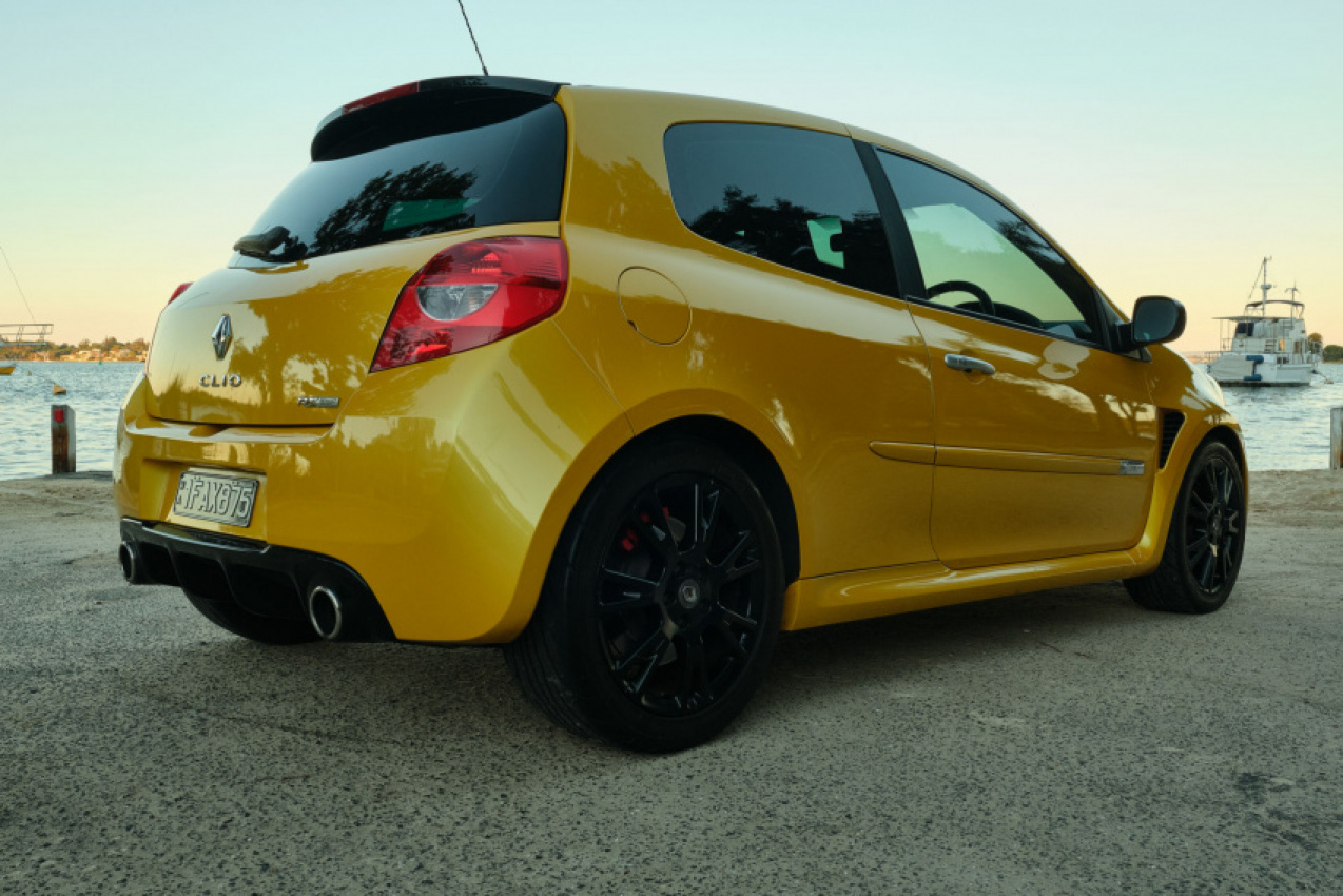 autos, cars, news, renault, australia, galleries, hot hatch, renault clio, renaultsport, reviews, carscoops garage: this is our 2011 renault clio rs 200 agp